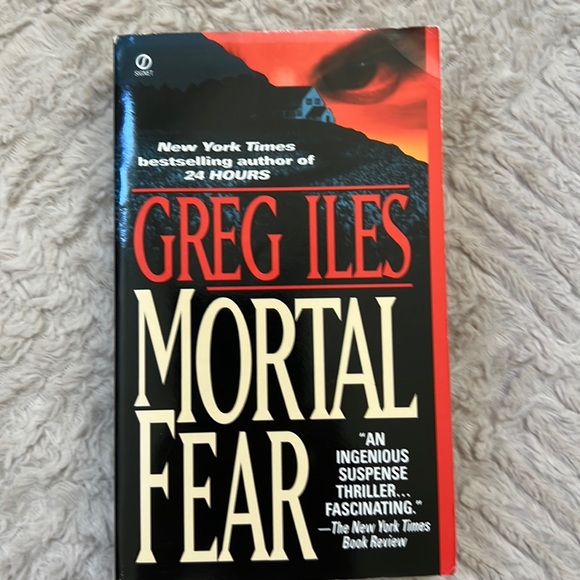 Mortal Fear by Greg Iles - paperback book suspense, thriller. - Picture 2 of 12